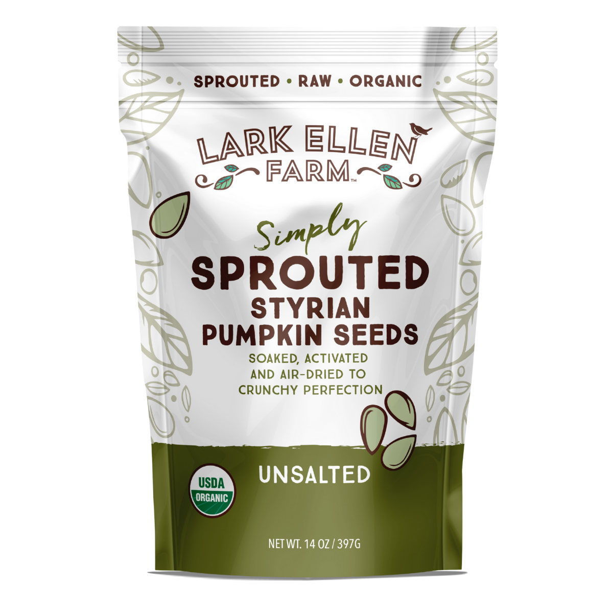 Styrian Pumpkin Seeds, Sprouted Organic