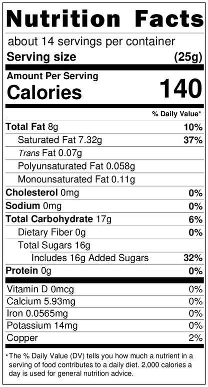 Carob Chips, Sugar Sweetened