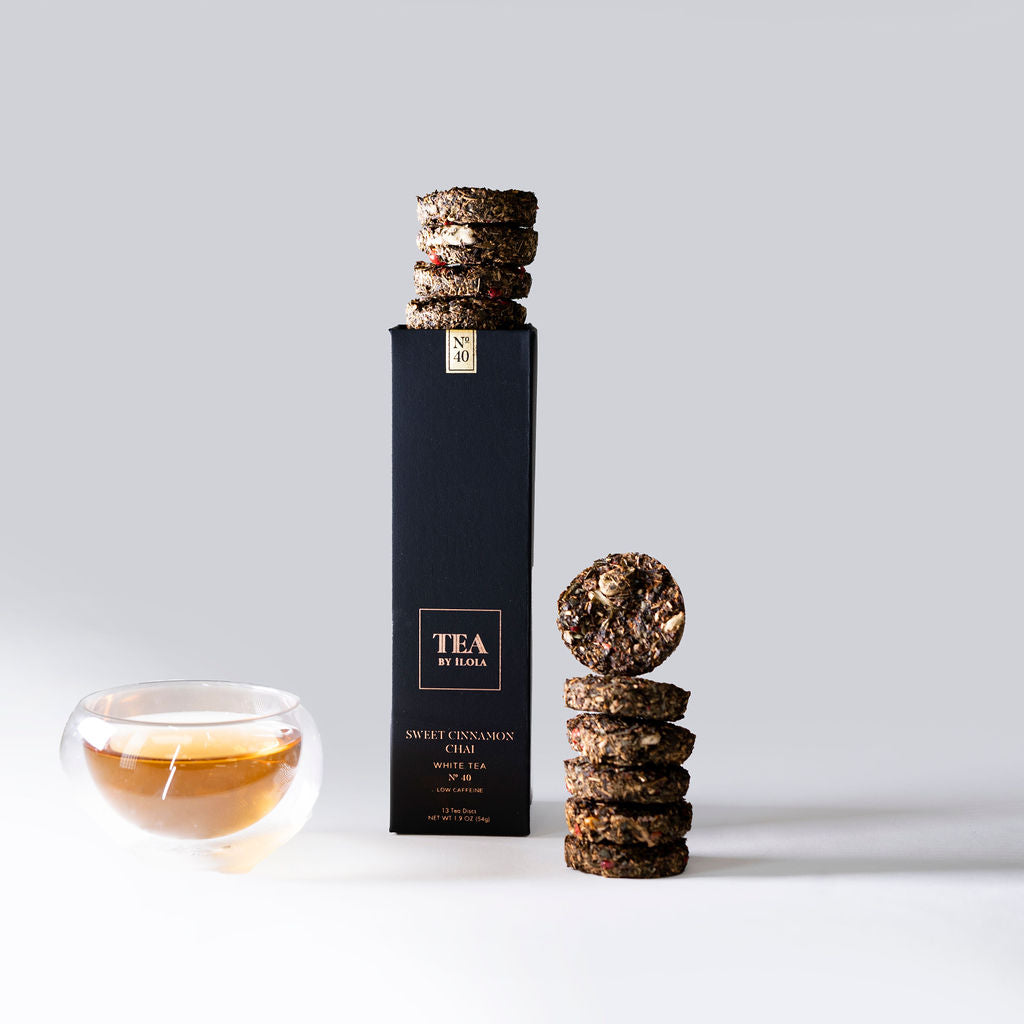 Sweet Cinnamon Chai No. 40 – Spiced Probiotic White Tea Discs