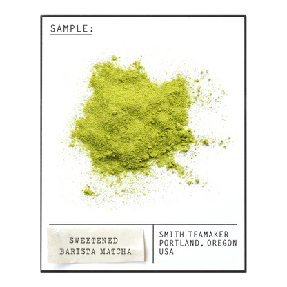 SMITH TEAMAKER - SWEETENED BARISTA MATCHA GREEN TEA NO. 77 (POWDERED, 1 LB)
