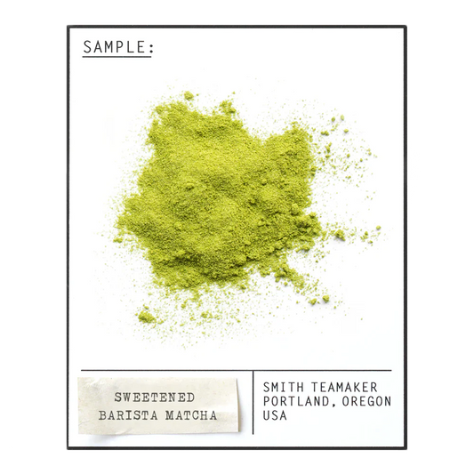 SMITH TEAMAKER - SWEETENED BARISTA MATCHA GREEN TEA NO. 77 (POWDERED, 1 LB)