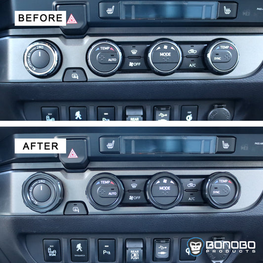 Blackout Control Knob Caps