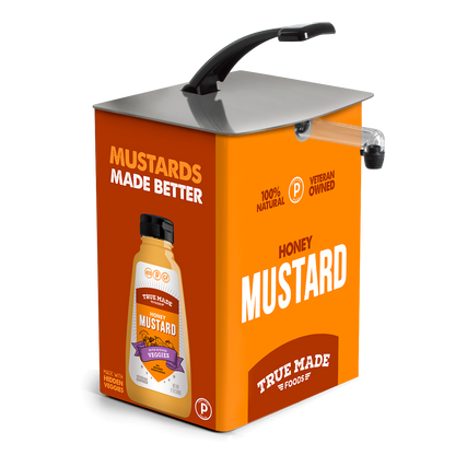 True Made Honey Mustard All-Natural Bulk Bag-In-Box - 3-Gallon VolPak