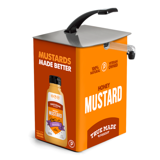 True Made Honey Mustard All-Natural Bulk Bag-In-Box - 3-Gallon VolPak