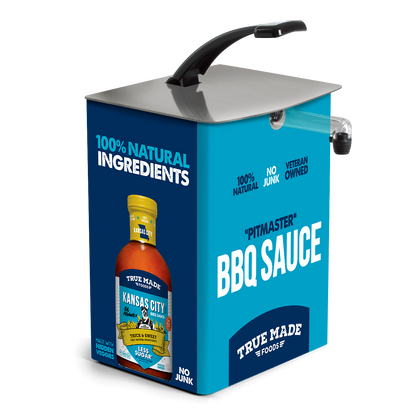 True Made Pitmaster Original Low Sugar BBQ Sauce Bulk Bag-In-Box - 3-Gallon Vol-Pak