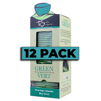 Touch Organic - TRADITIONAL ORGANIC GREEN TEA 40 bags - 12 PACK CASE
