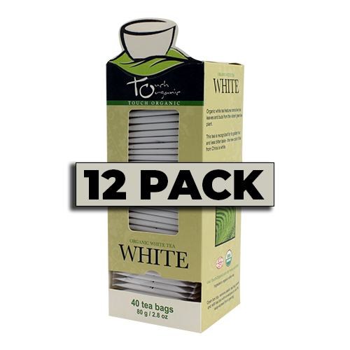 Touch Organic - TRADITIONAL ORGANIC WHITE TEA 40 bags - 12 PACK CASE