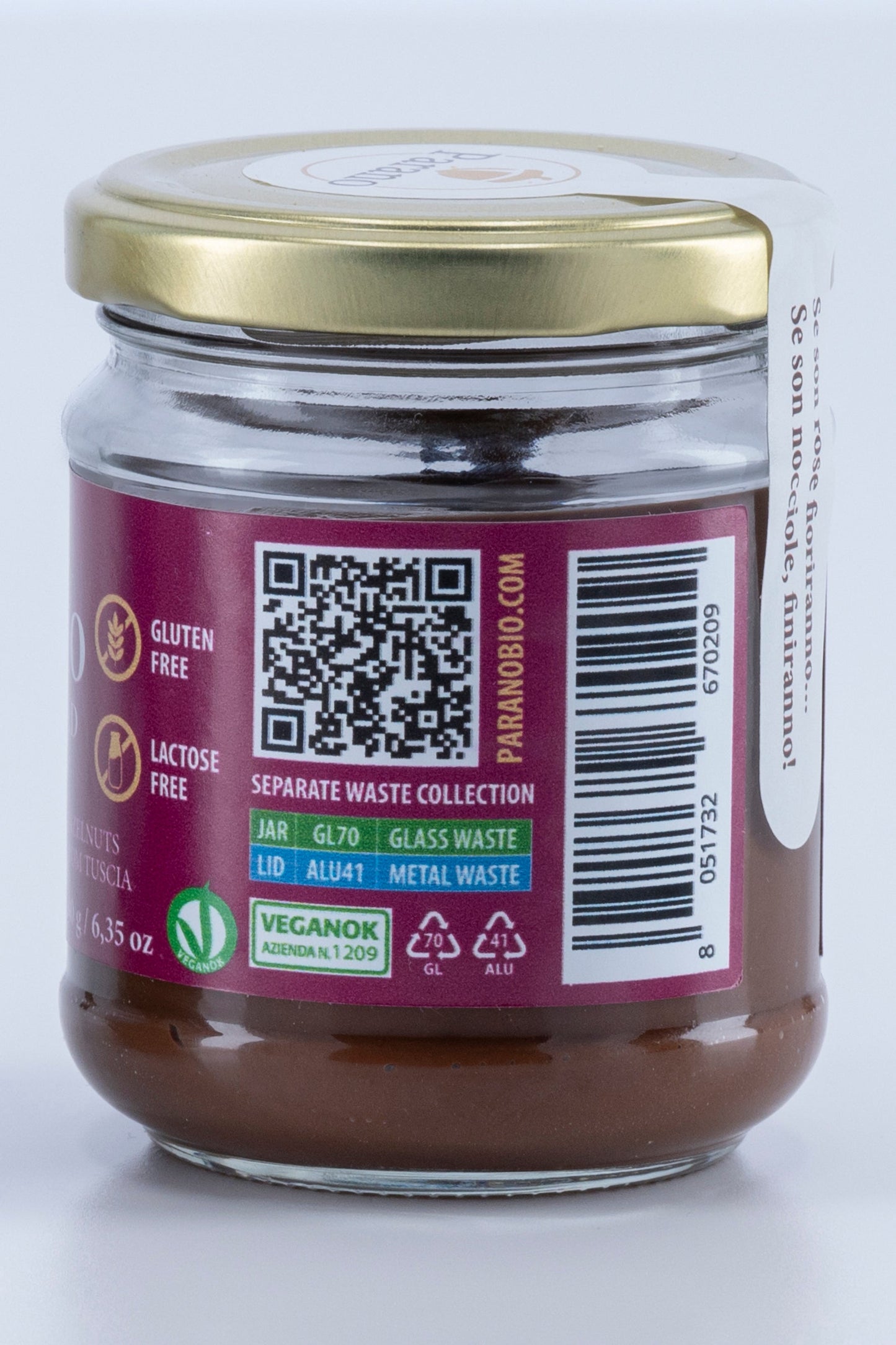 TreBio: Organic Hazelnut Cocoa Cream