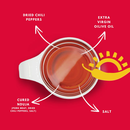 TuttoCalabria Calabrian ’Nduja Oil – 6.7 oz (190 g)