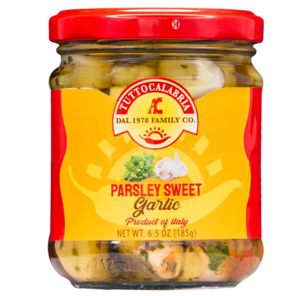 TuttoCalabria, Garlic with Parsley in olive oil, 6.5 oz