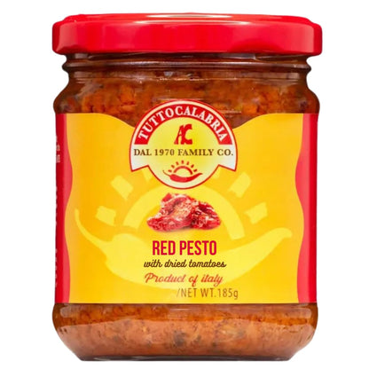 TuttoCalabria, Red pesto with dried tomatoes, 6.5 oz (185g)