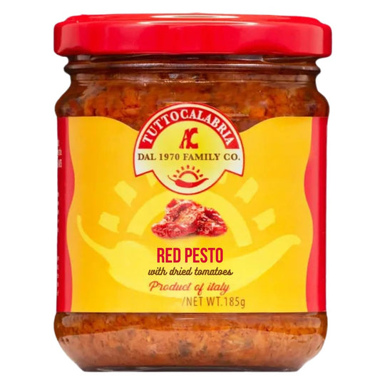 TuttoCalabria, Red pesto with dried tomatoes, 6.5 oz (185g)