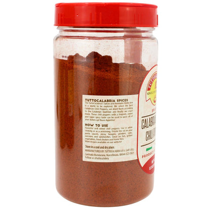 TuttoCalabria, Sweet & MILD Calabrian Chili Powder Shaker (Large), 12.3oz (350g)