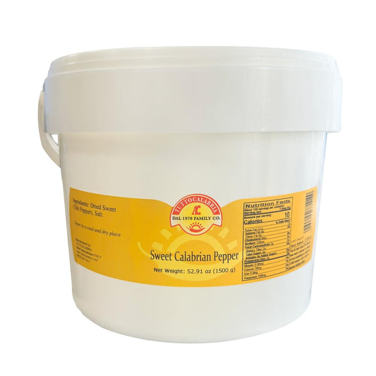 TuttoCalabria “Sweet” Calabrian Chili Powder Bucket, 52.91 oz (1.5 kg)