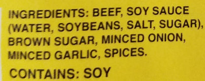 JR's Triple Threat Teriyaki Beef Jerky