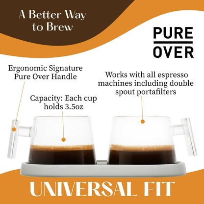 Pure Over Espresso Cup Set - 3 Sets