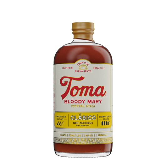 Toma Bloody Mary Mixer - CLASICO - 6 Bottles x 32oz
