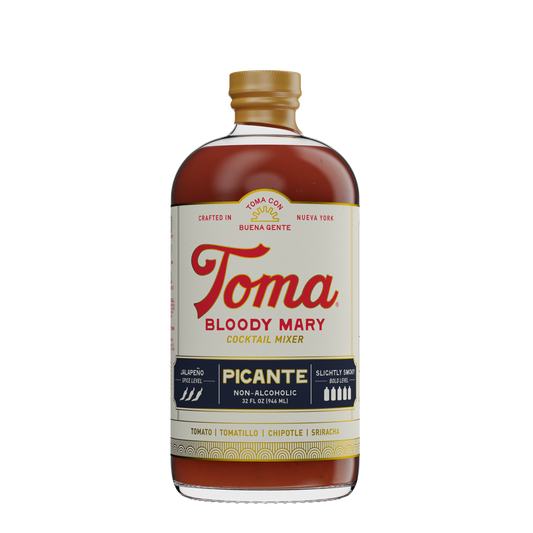 Toma Bloody Mary Mixer - PICANTE - 6 Bottles x 32oz