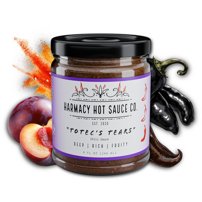 Totec's Tears - Dried Chili & Plum Pepper Sauce (9oz)