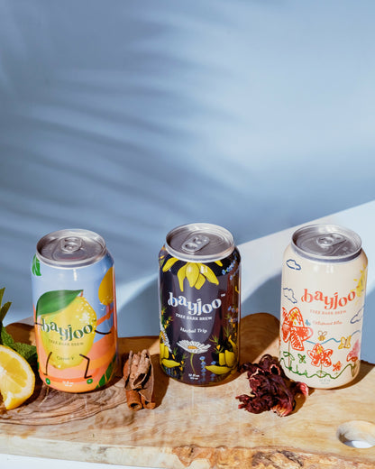 Bayjoo Herbal Trip Tree Bark Brew Can - 12 Cans case