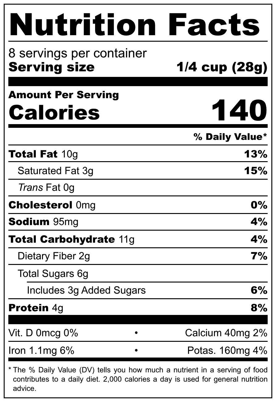 Sweet & Salty Trail Mix, Sprouted