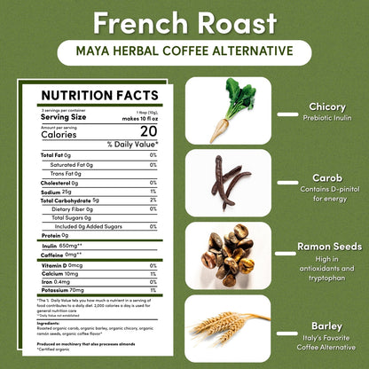French Roast Chicory Herbal Coffee