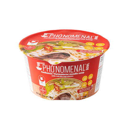 Pho’nomenal Bowl Instant Beef Pho (Case of 6 Bowls)
