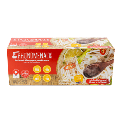 Pho’nomenal Bowl Instant Beef Pho (Case of 6 Bowls)