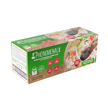Pho’nomenal Bowl Instant Veggie Pho (Case of 6 Bowls)