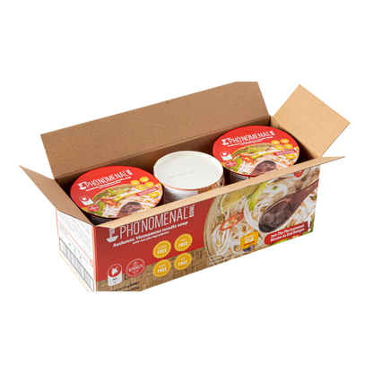Pho’nomenal Bowl Instant Beef Pho (Case of 6 Bowls)