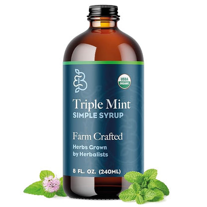 Triple Mint Simple Syrup - Organic