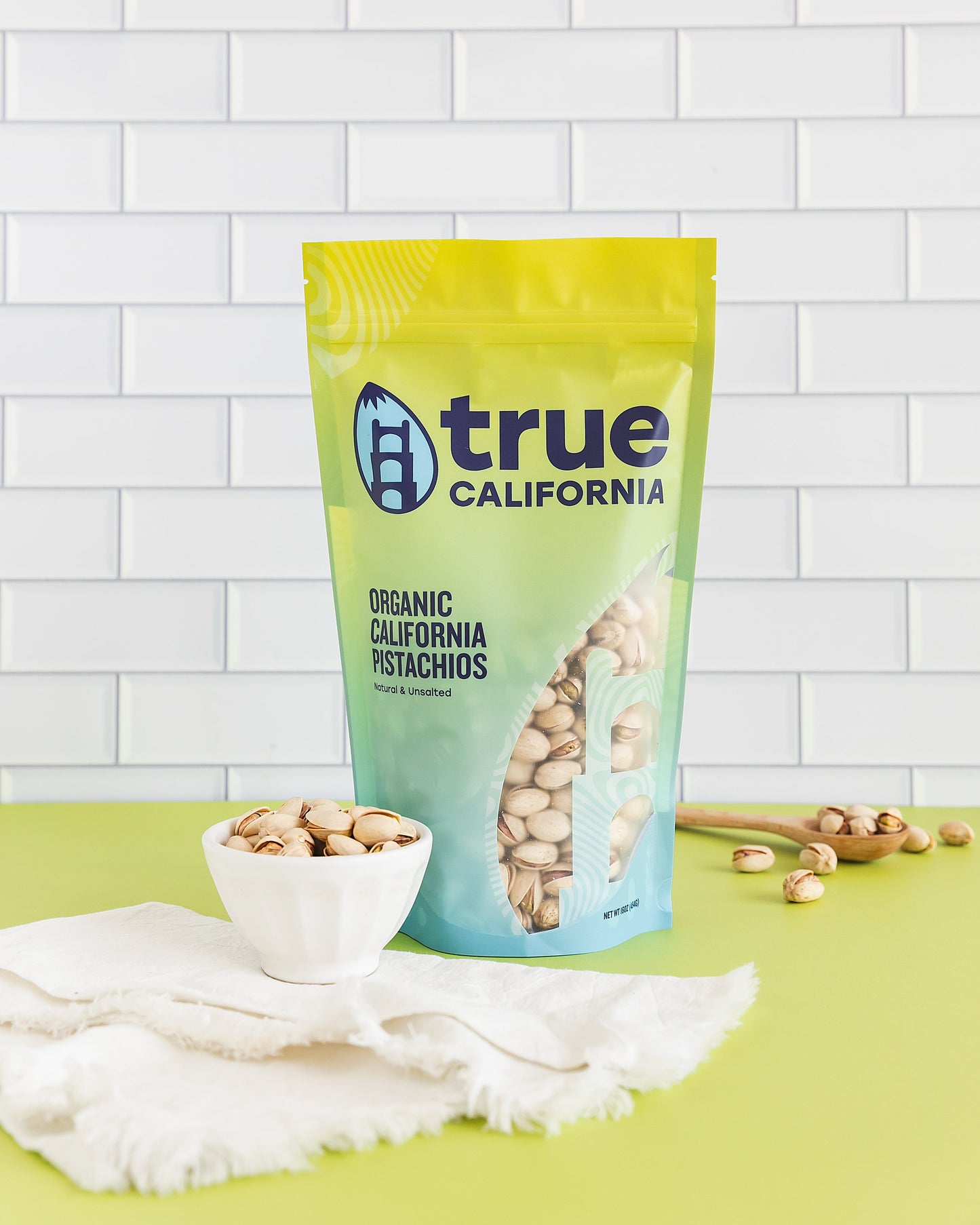 Organic Pistachios, Natural & Unsalted