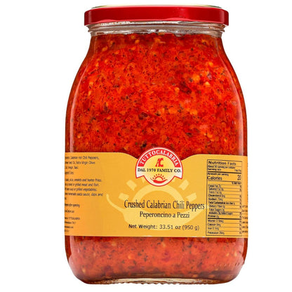 TuttoCalabria Crushed Hot Chili Peppers – 33.5 oz (950 g)