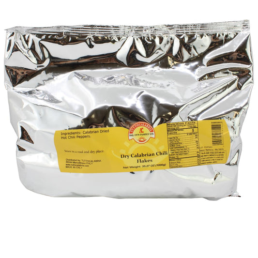 TuttoCalabria Dry Crushed Calabrian Chili Flakes, 35.27 oz (1000 g)