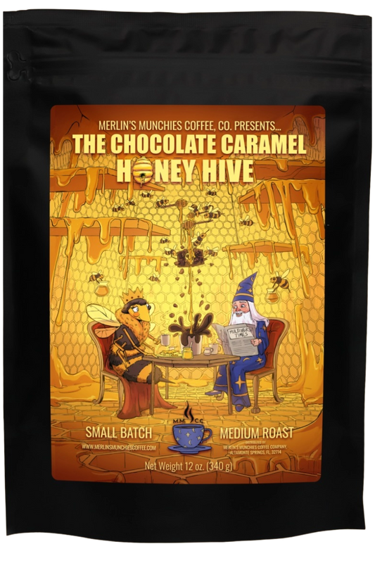 DECAF Chocolate Caramel Honey Hive 12oz