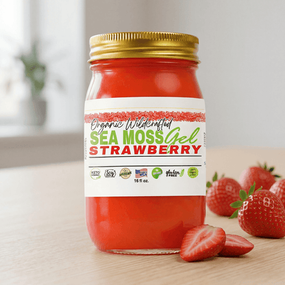 Sea Moss Gel - Strawberry Flavor 16oz