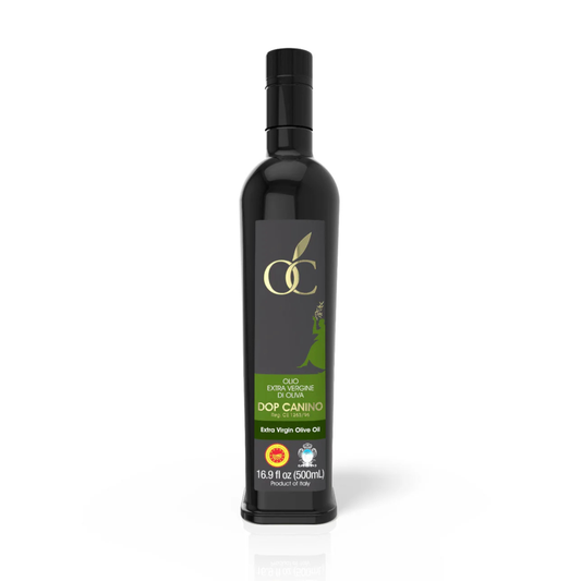 D.O.P. Canino Single-Variety Extra Virgin Olive Oil — Caninese, Italy (16.9 fl oz / 500ml)