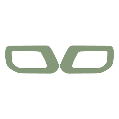 Solid Color Interior Door Handle Overlays (Printed Series) - 2021+ Bronco