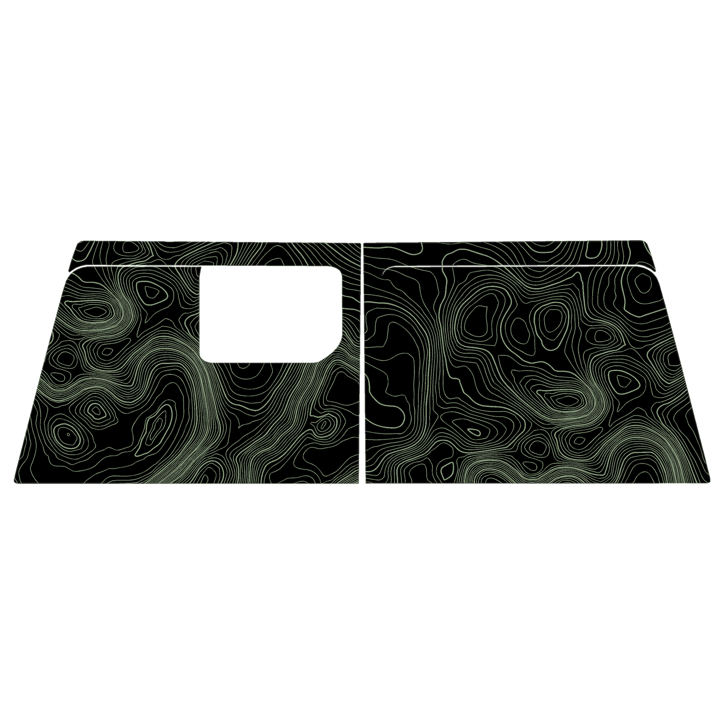 Topo Cargo Area Overlay Kit Part 1 (Printed Series) - 2021+ Bronco 4 Door