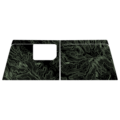 Topo Cargo Area Overlay Kit Part 1 (Printed Series) - 2021+ Bronco 4 Door