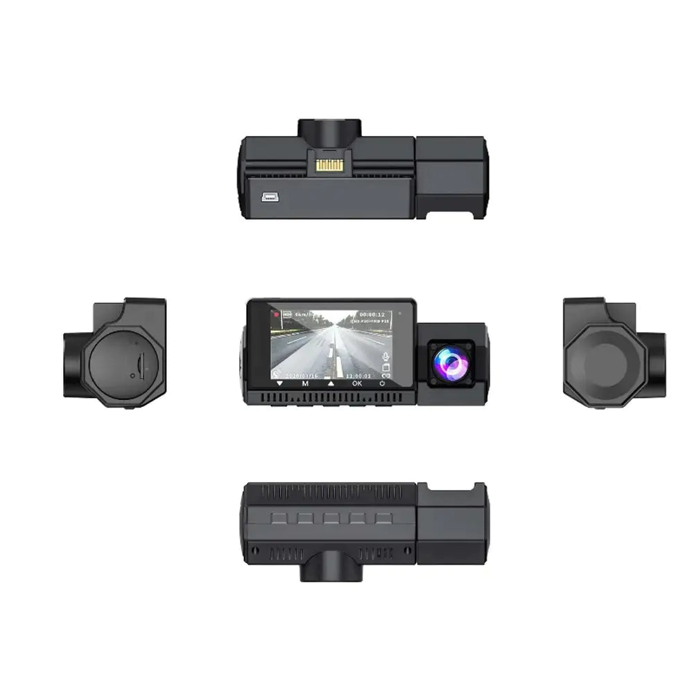 New 4K HD Dash Cam with WiFi, GPS, and 3 Cameras