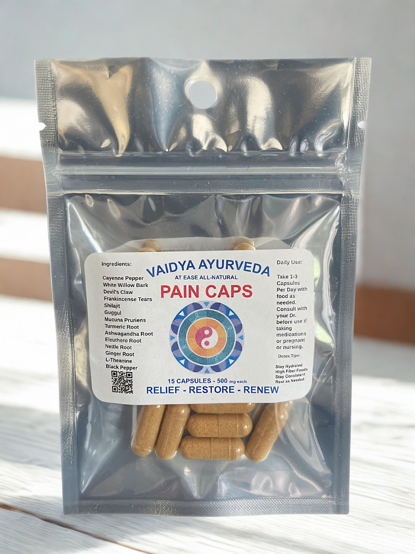 At Ease Pain Capsules – Natural Relief for Pain, Inflammation & Tension
