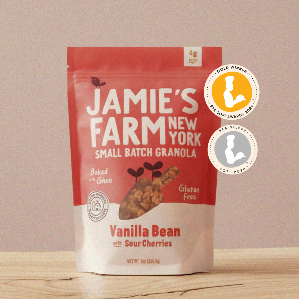 Vanilla Bean Granola with Sour Cherries