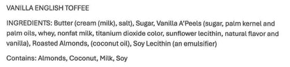 VANILLA ENGLISH TOFFEE