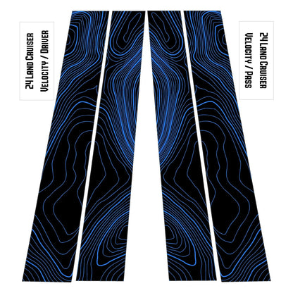 Topographic B Pillar Overlays - 2024+ Land Cruiser / GX 550