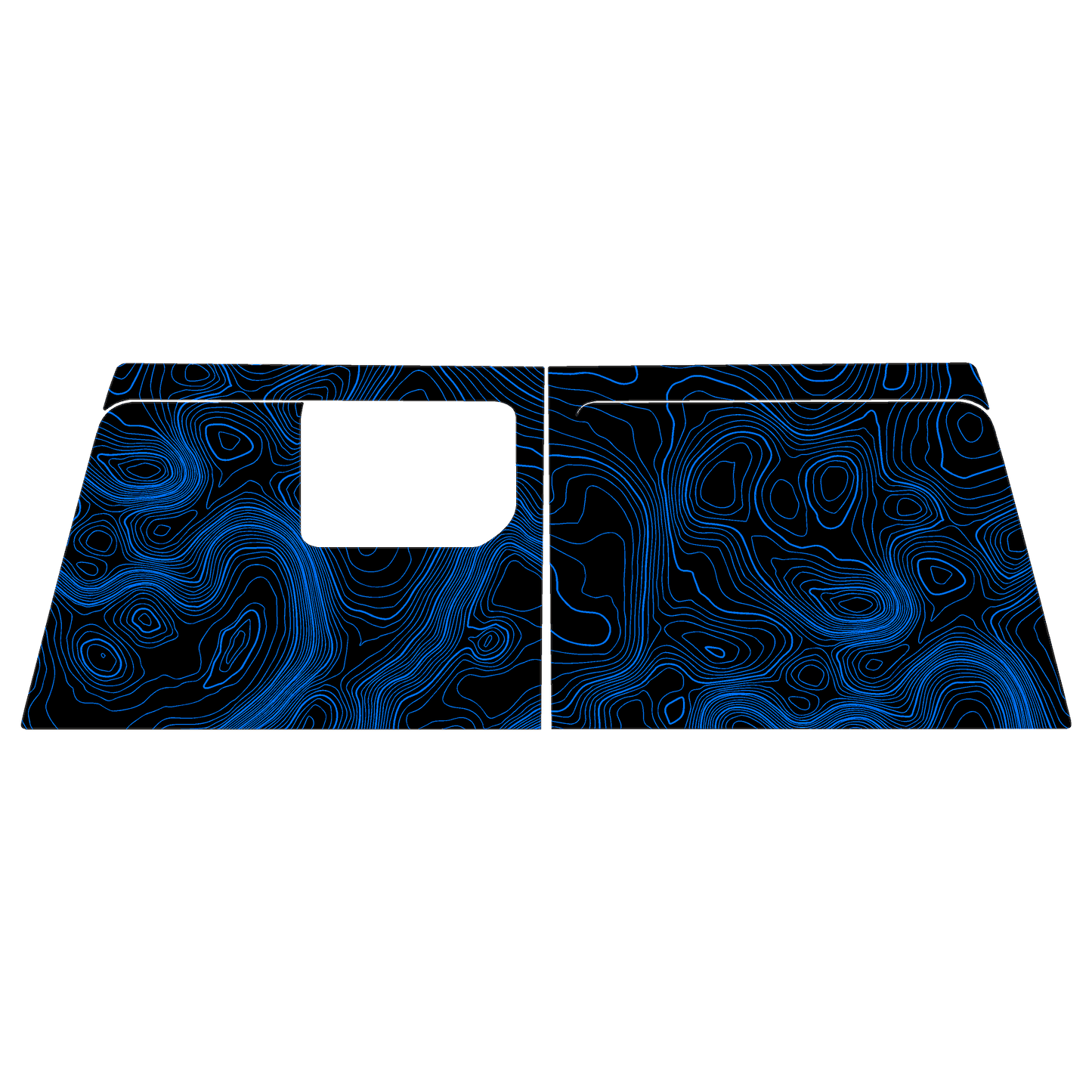 Topographic Map Premium Print Vinyl Rolls (3' or 6') - Matte Finish