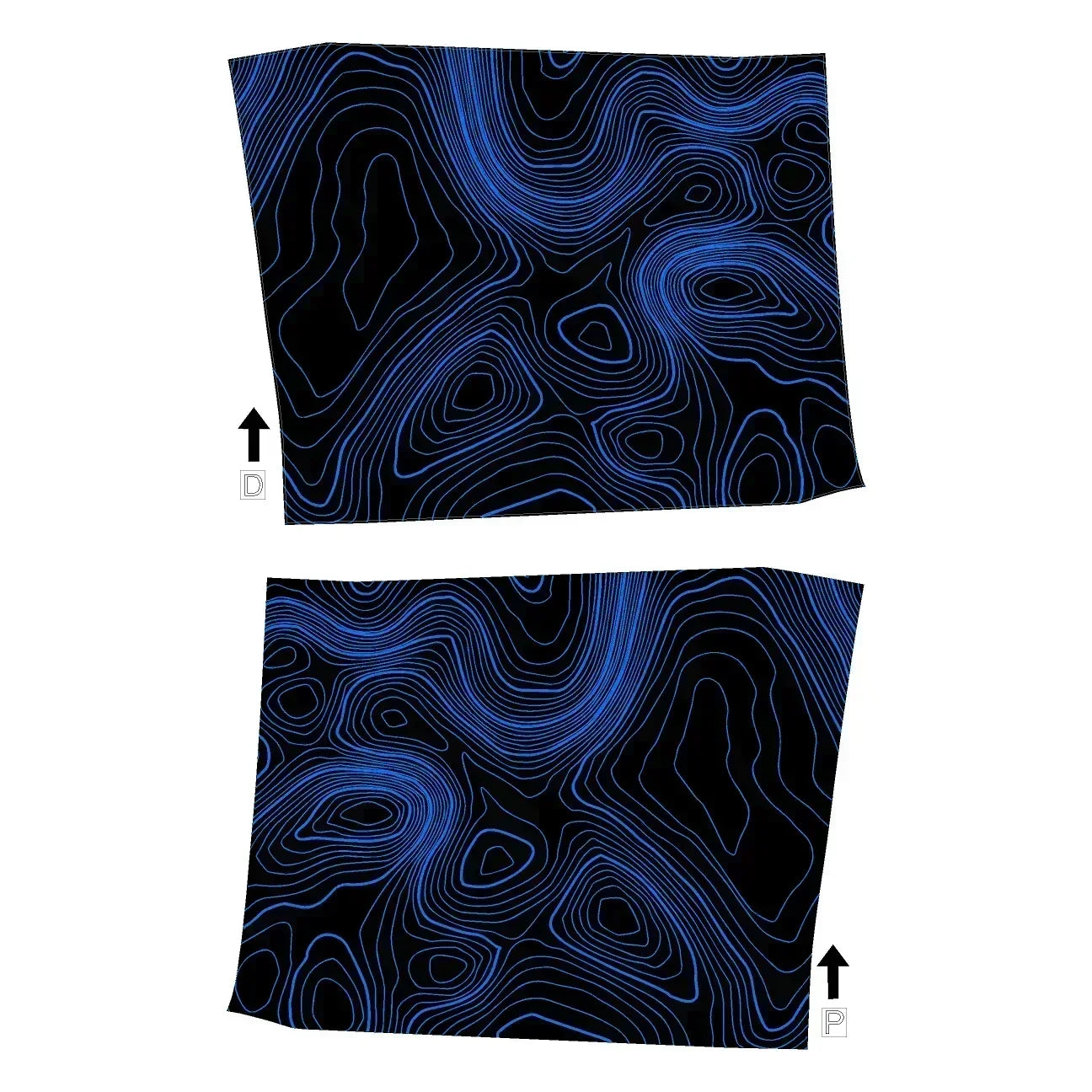 Topographic Inner Door Cup Overlays - 2024+ Tacoma / 2025+ 4Runner