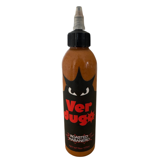 Verdugo Roasted Habanero Hot Sauce Bottle - 16 bottles x 6oz case