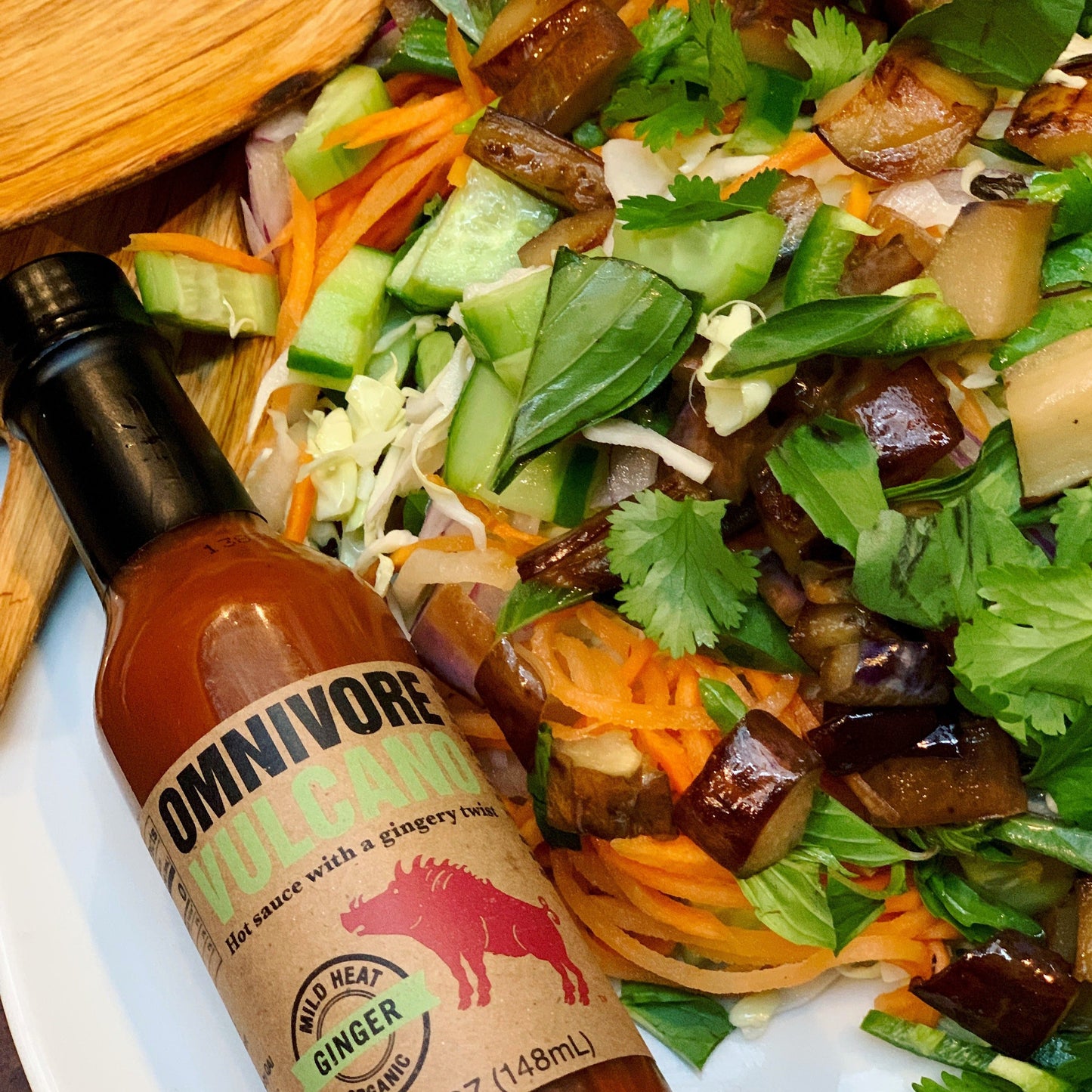 Omnivore Vulcano Ginger Hot Sauce Bottle - 6 Bottles case