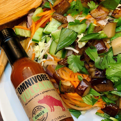 Omnivore Vulcano Ginger Hot Sauce Bottle - 6 Bottles case